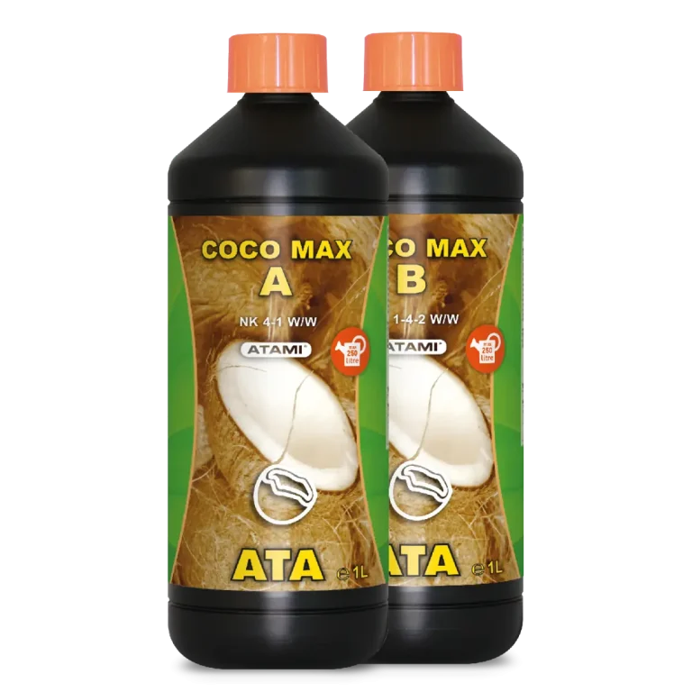 Atami ATA Coco Max A&B – Soluzione nutritiva specializzata per una crescita ottimale delle piante in substrati di cocco.