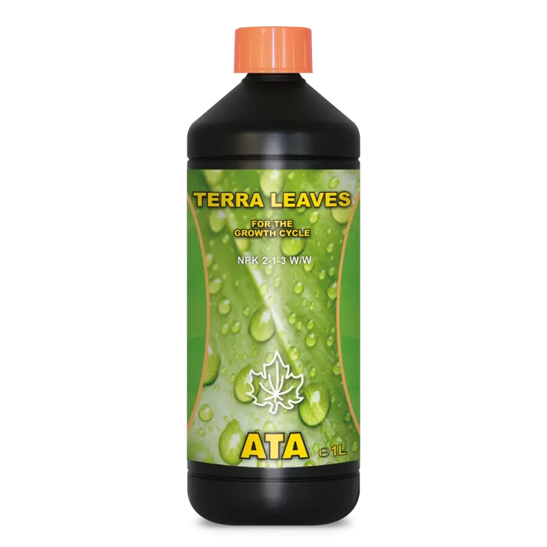 Atami ATA Terra Leaves – univerzální základní živina pro fázi růstu rostlin při kultivaci půdy.