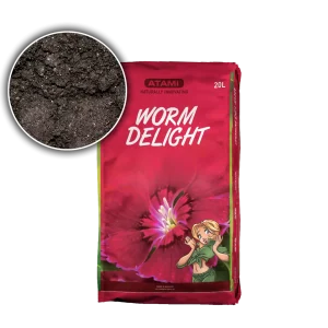 Atami Worm Delight – Organic soil enhancer enriched with earthworm castings for robust plant growth.